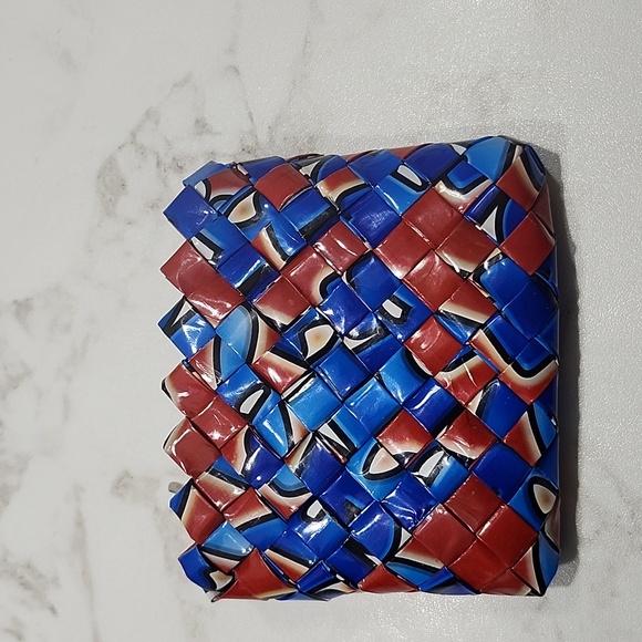 Recycled Candy wrapper Coin pouch - Picture 2 of 4